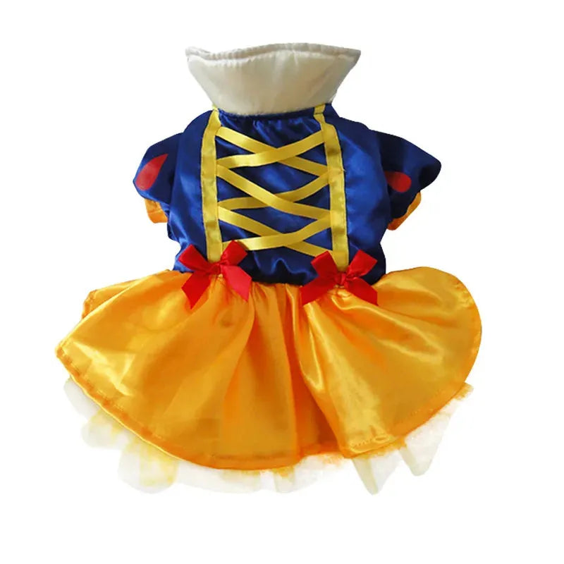 Princess Snow Dog Halloween Costume Dress