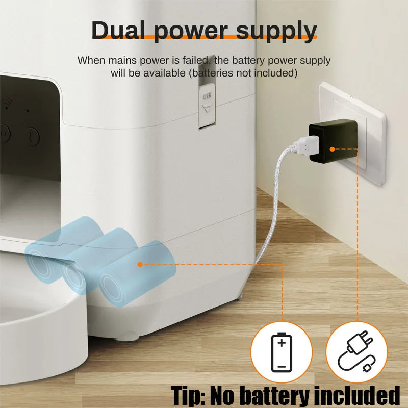 Upgraded Automatic Cat Feeder with WiFi Control