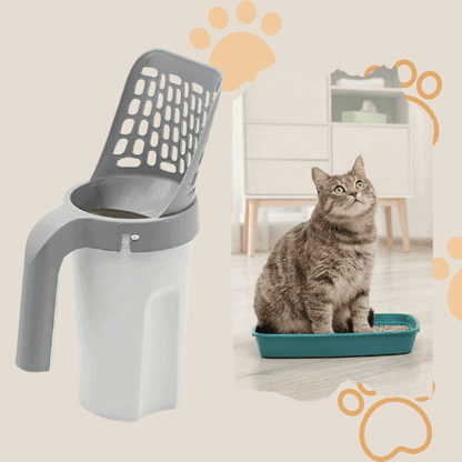 Cat Litter Scooper with Holder