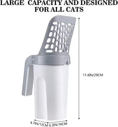Cat Litter Scooper with Holder