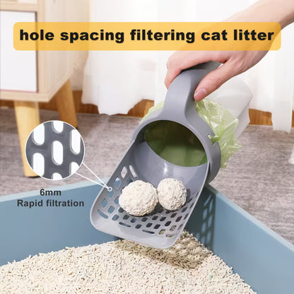 Cat Litter Scooper with Holder