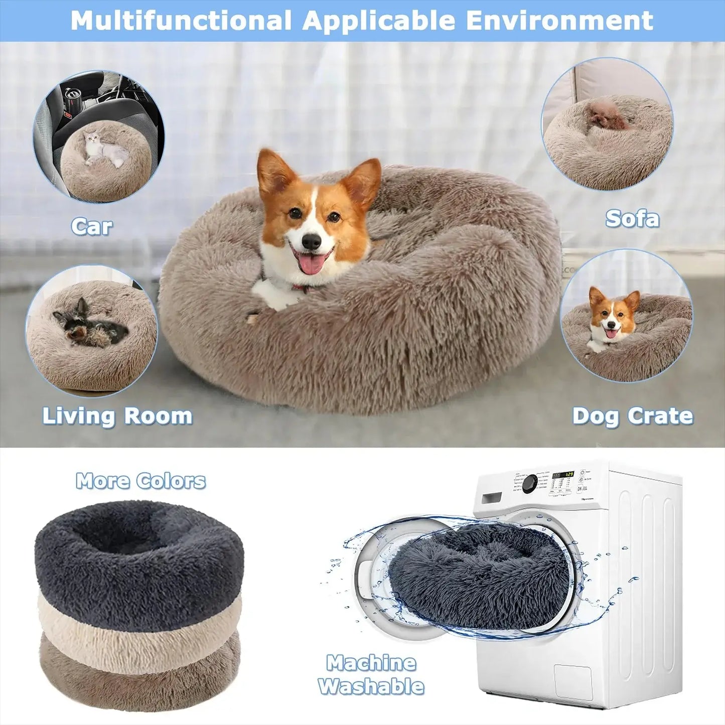 Super Soft Plush Pet Bed