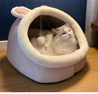 Cartoon Cat Bed for Deep Sleep