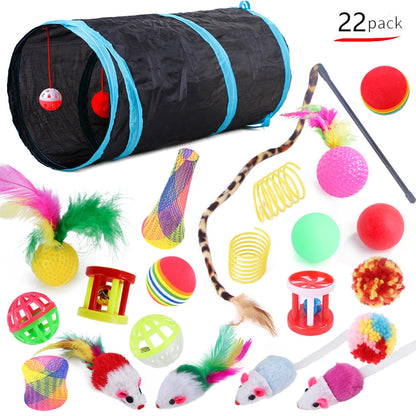 22 Pack Pet Cat Toys