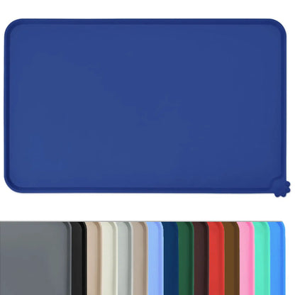 Non-Slip Pet Food Mat for Cats & Dogs