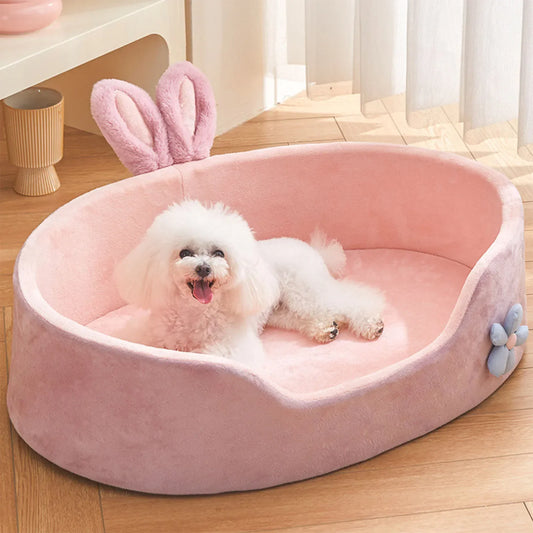 Soft Pet Bed with Detachable Washable Cover