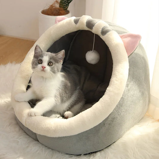 Cartoon Cat Bed for Deep Sleep