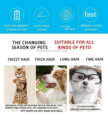 Cat Dog Hair Clipper Electrical