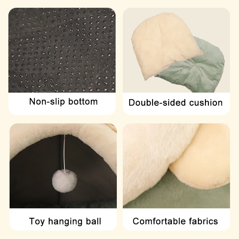Cartoon Cat Bed for Deep Sleep