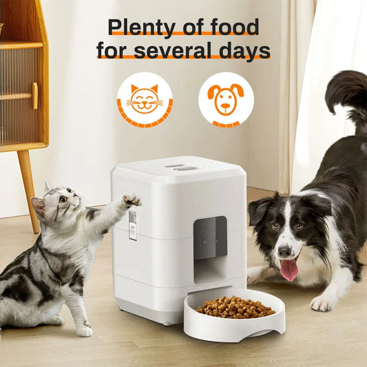Upgraded Automatic Cat Feeder with WiFi Control