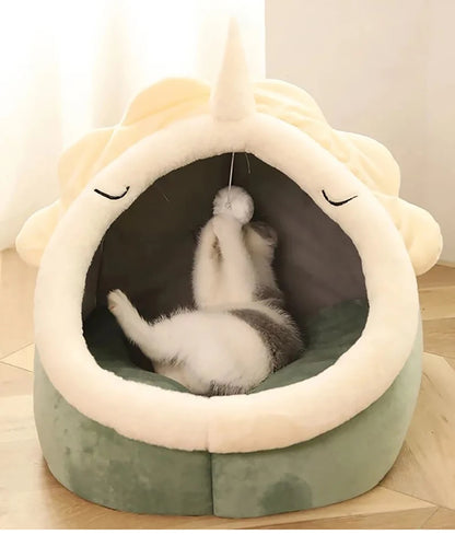 Cartoon Cat Bed for Deep Sleep