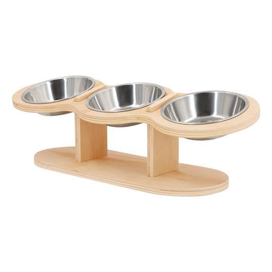 3-in-1 Cat Feeder with Bowls