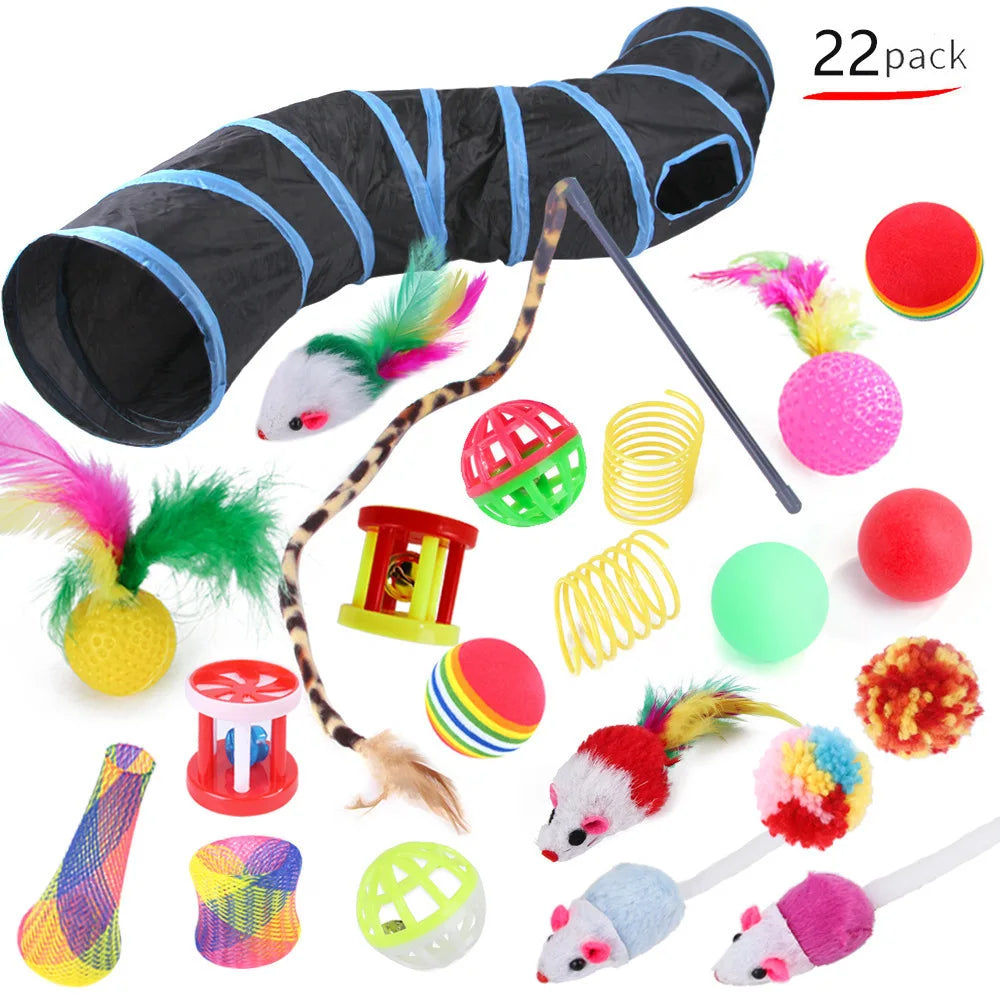 22 Pack Pet Cat Toys
