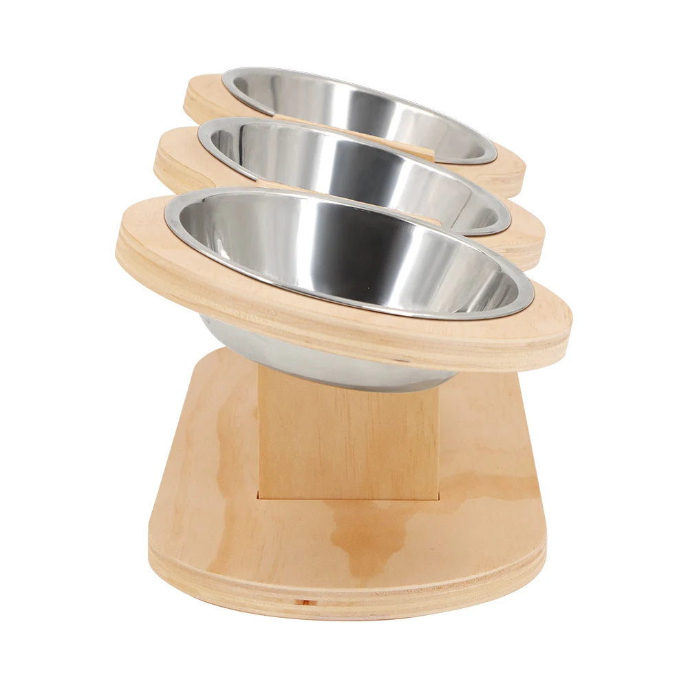 3-in-1 Cat Feeder with Bowls