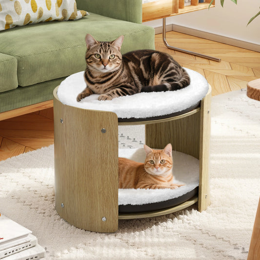 Elevated Cat Bed for Indoor Cats