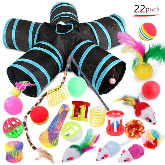 22 Pack Pet Cat Toys