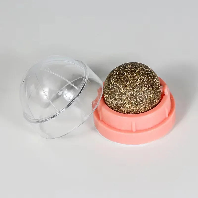 Catnip Wall Stick Ball Toy for Cats