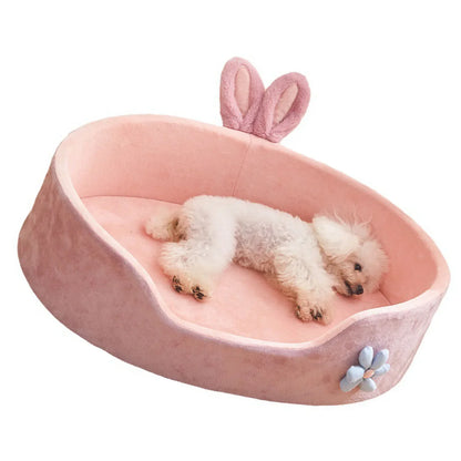 Soft Pet Bed with Detachable Washable Cover