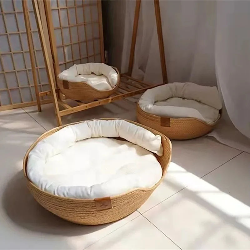 Pet Bed Kennel Mat for Cats & Dogs
