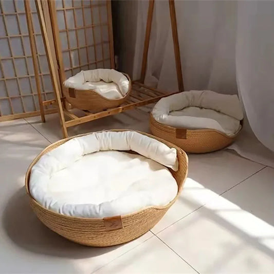 Pet Bed Kennel Mat for Cats & Dogs