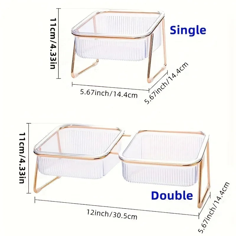 Non-Slip Raised Pet Food Bowl