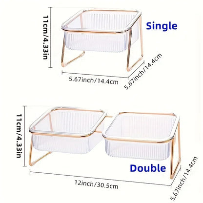 Non-Slip Raised Pet Food Bowl
