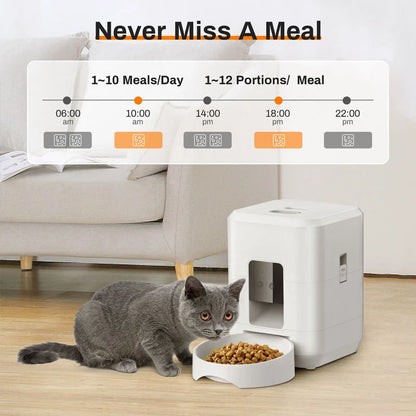 Upgraded Automatic Cat Feeder with WiFi Control