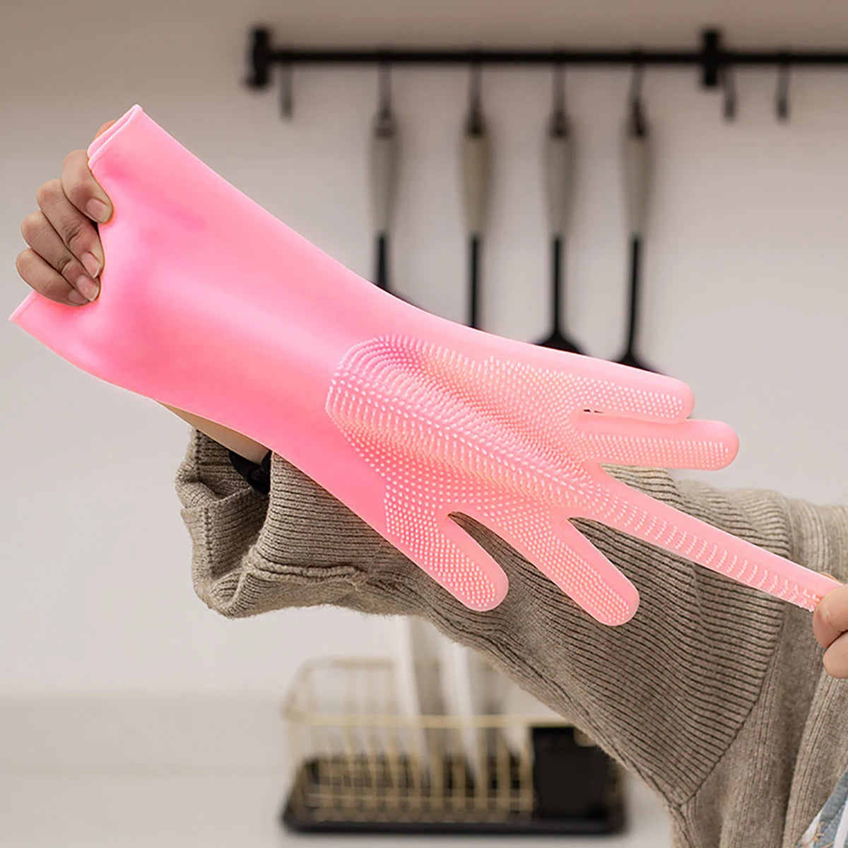 Pet Grooming Cleaning Gloves Dog