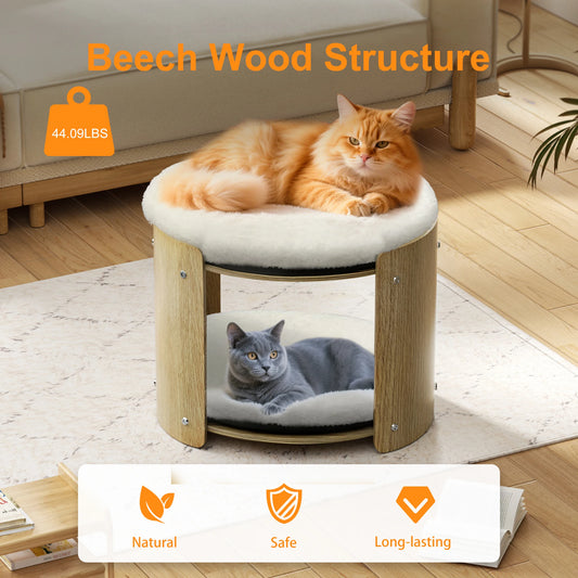 Elevated Cat Bed for Indoor Cats