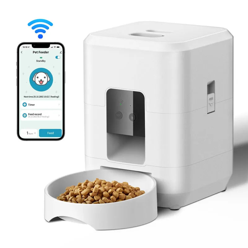 Upgraded Automatic Cat Feeder with WiFi Control