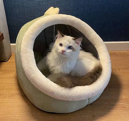 Cartoon Cat Bed for Deep Sleep