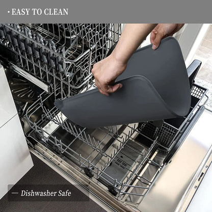 Non-Slip Pet Food Mat for Cats & Dogs