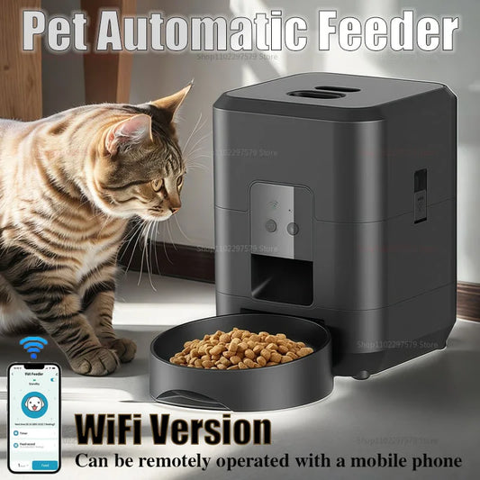 Upgraded Automatic Cat Feeder with WiFi Control
