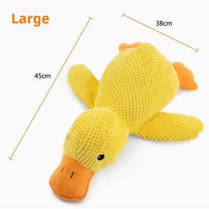 Bite-Resistant Duck Plush Toy for Pets