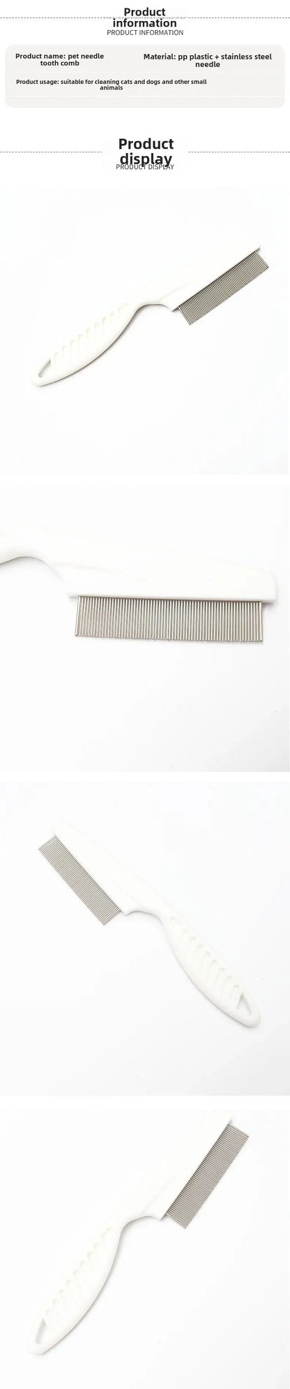 Professional Flea Comb Dogs Cats